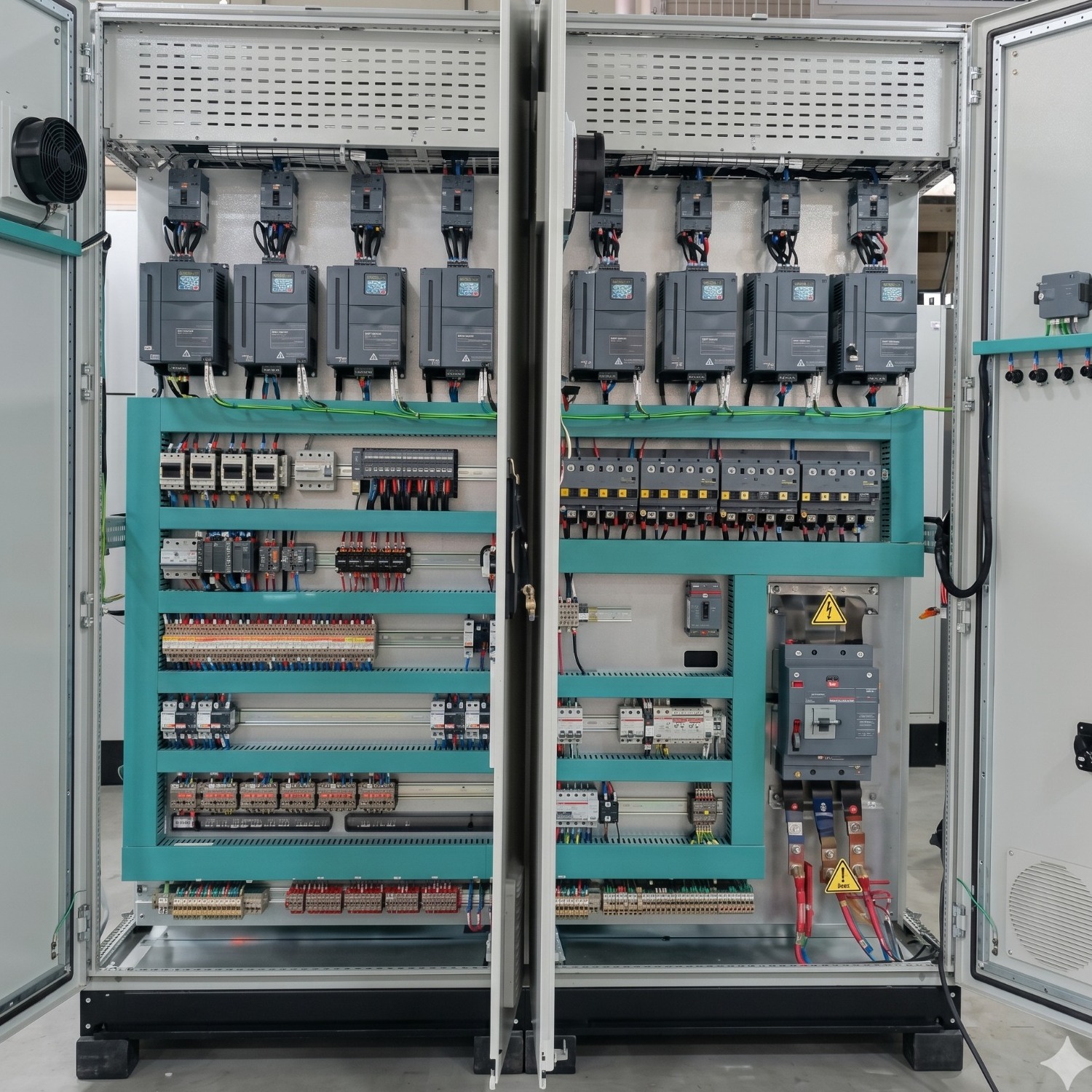 CENTRO DE COMANDO DE MOTORES (CCM) MARCA SIEMENS - VISTA INTERNA